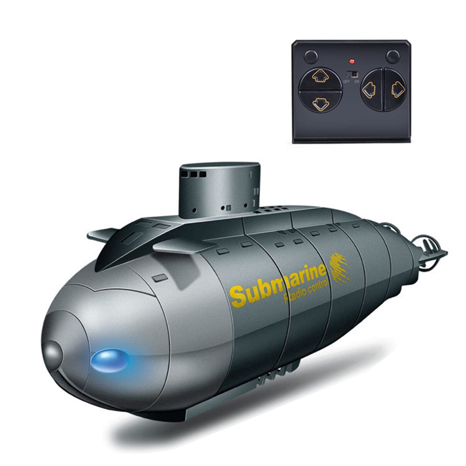 AquaZoom Mini RC Submarine - 6CH Remote Control Water Toy
